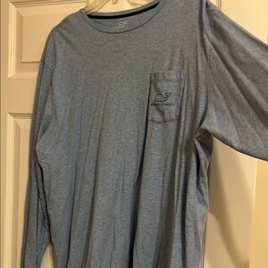 Vineyard Vines Blue Long Sleeve Tee Casual Comfort